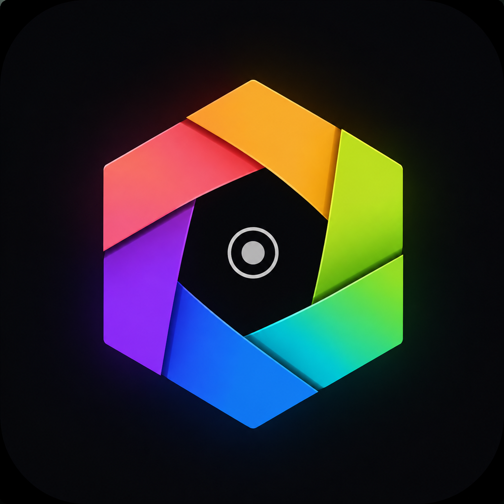 Chroma's violet spectrum aperture icon